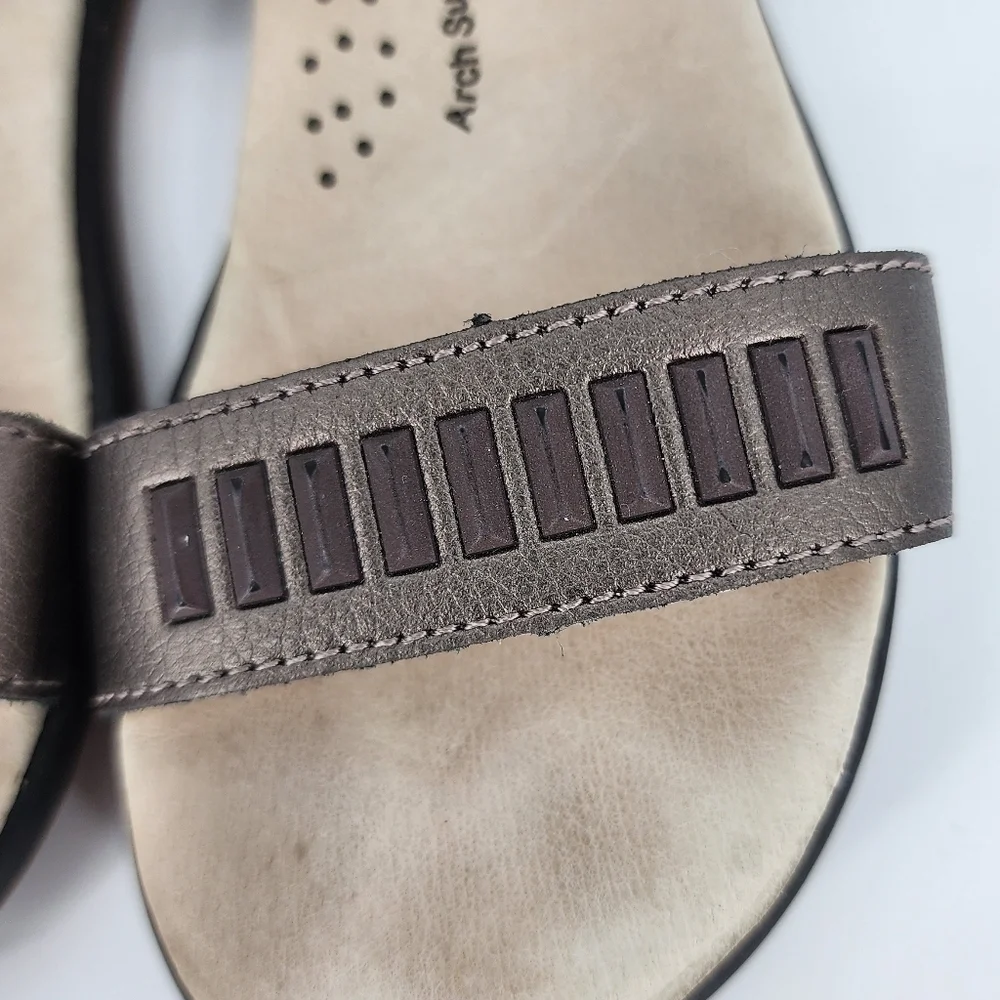 Pediped Lisa Flex Sandals Bronze Girl's 12-12.5 29